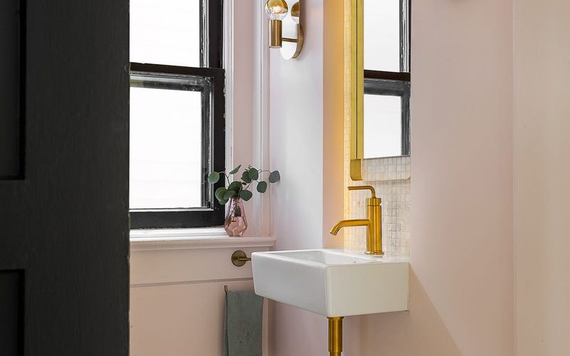 Spa-style remodeled bathroom with modern vanity and freestanding tub